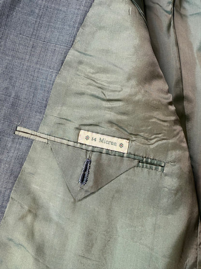 Giacca Kiton fresco lana 14 micron verde salvia - tg. 52/54