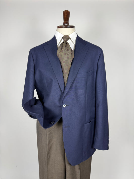 Giacca estiva De Paz hopsack blu - tg. 58/60