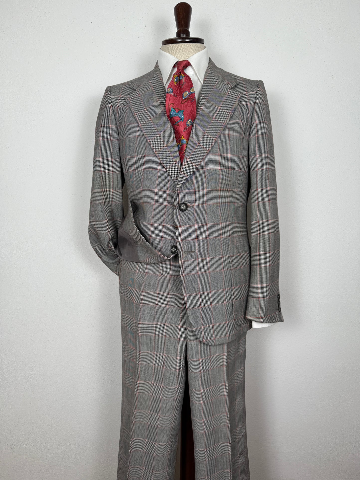 Completo anni '70 principe di Galles pettinato - tg. 50