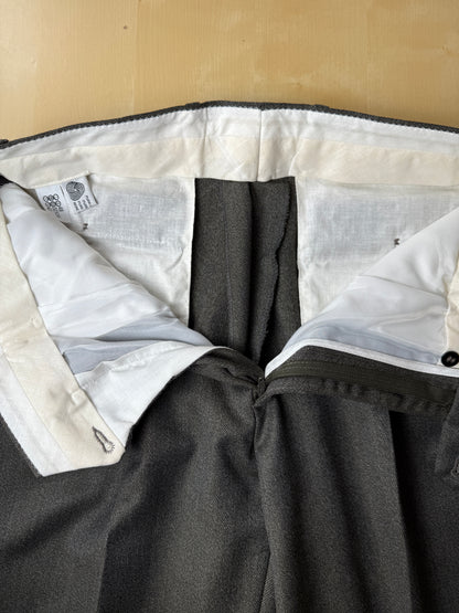 Completo anni ‘80 in covert verde/cachi (NOS) - tg. 48