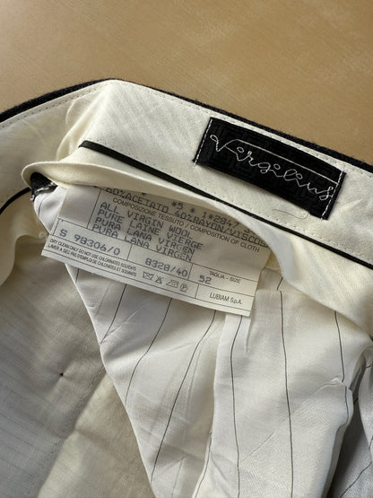 Pantaloni anni ‘80 flanella grigio antracite - tg. 50