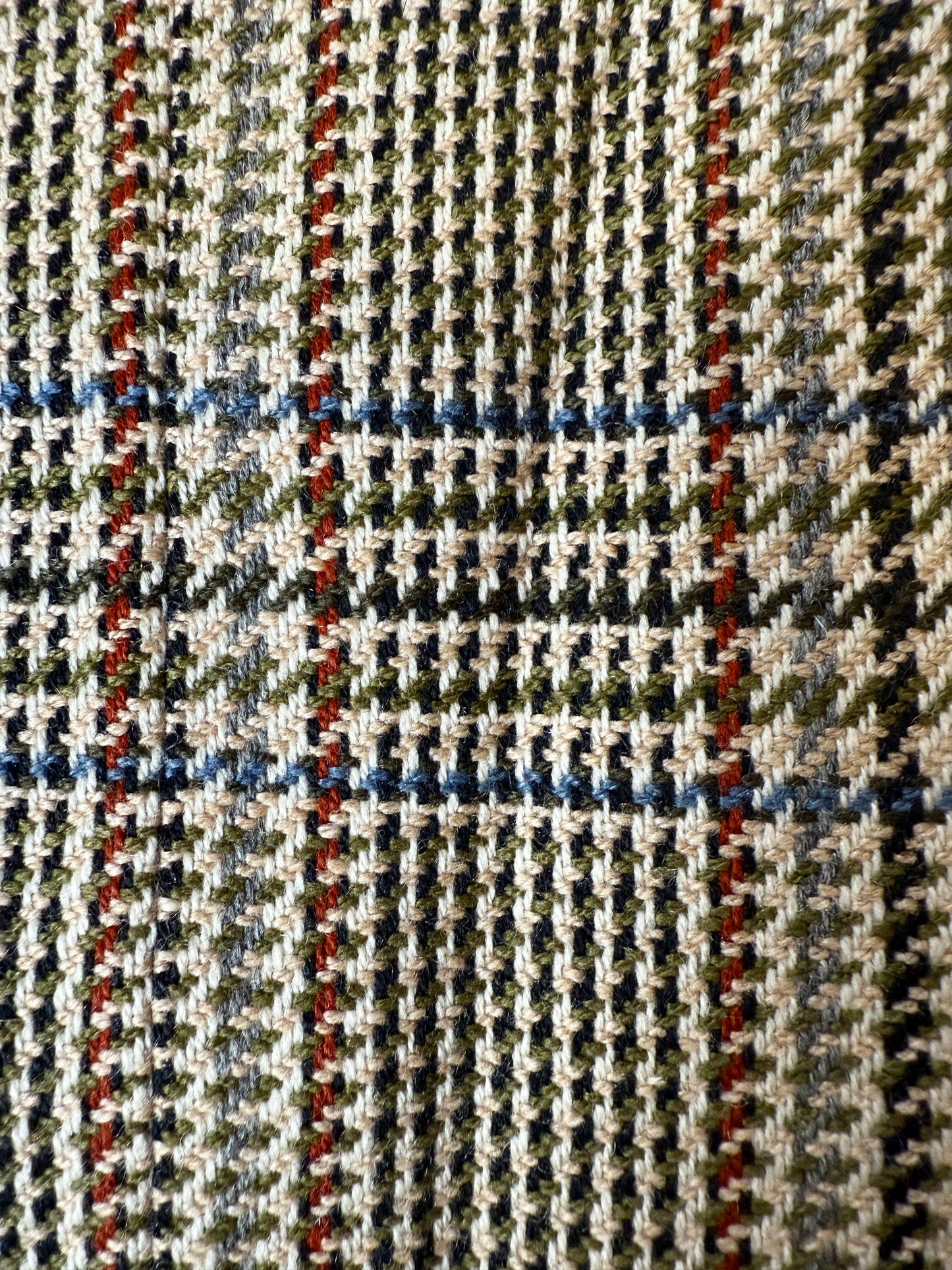 Giacca sartoriale in puro cashmere scozzese principe di Galles - tg. 46