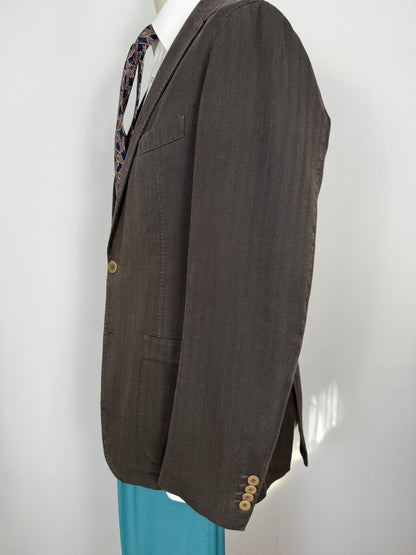 Giacca Tagliatore in cotone herringbone sfoderata - tg. 50