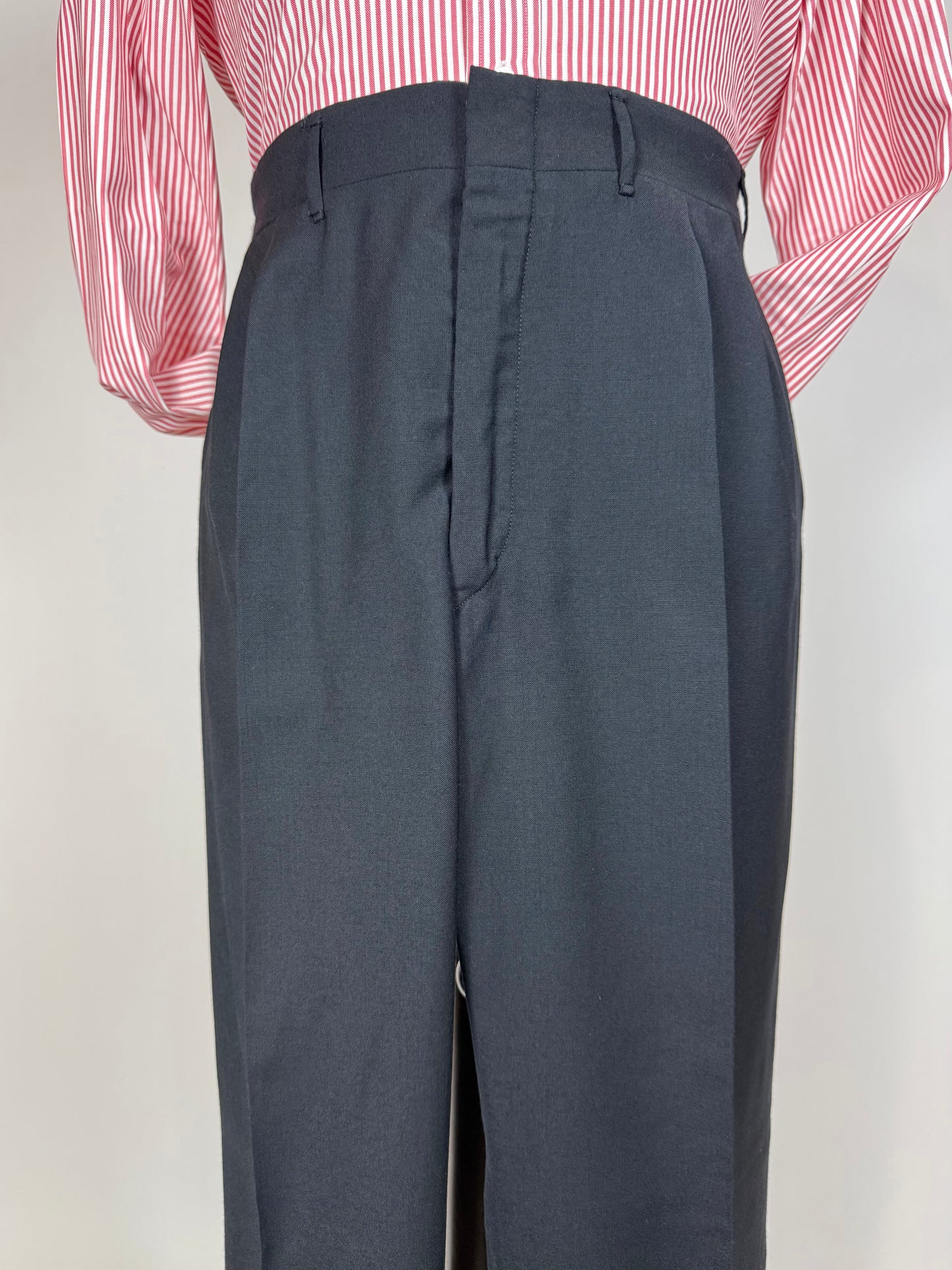 Pantaloni sartoriali fresco lana blu notte - tg. 56/58