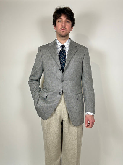 Giacca Pierre Cardin anni ‘90 spigato grigio - tg. 50