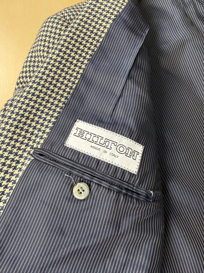 Giacca Hilton anni ‘80 100% cashmere pied-de-poule - tg. 50