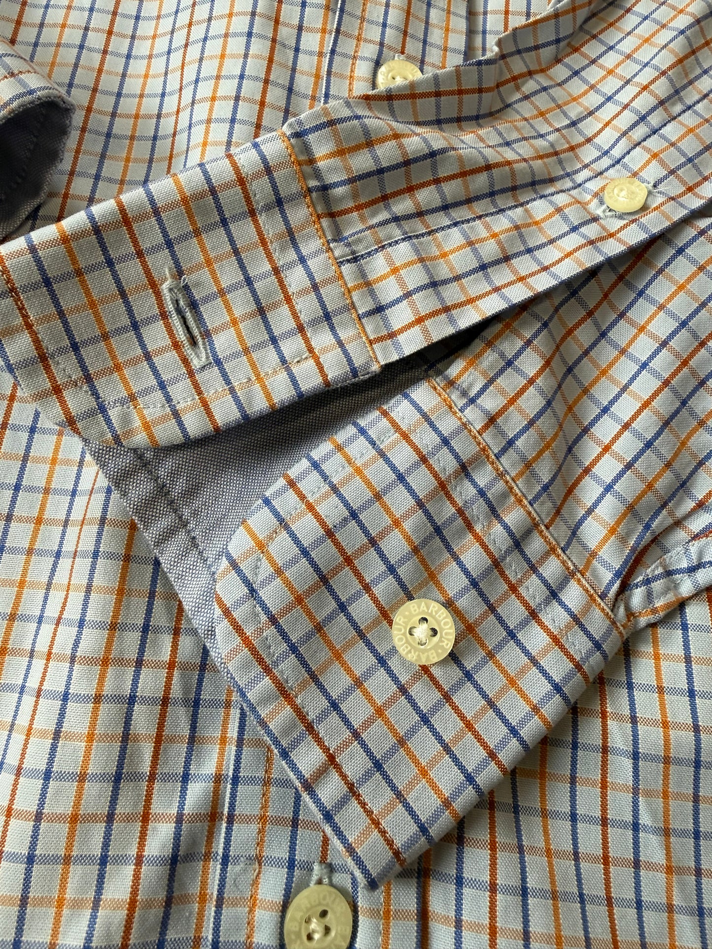 Camicia Barbour Oxford quadretti - M collo 39
