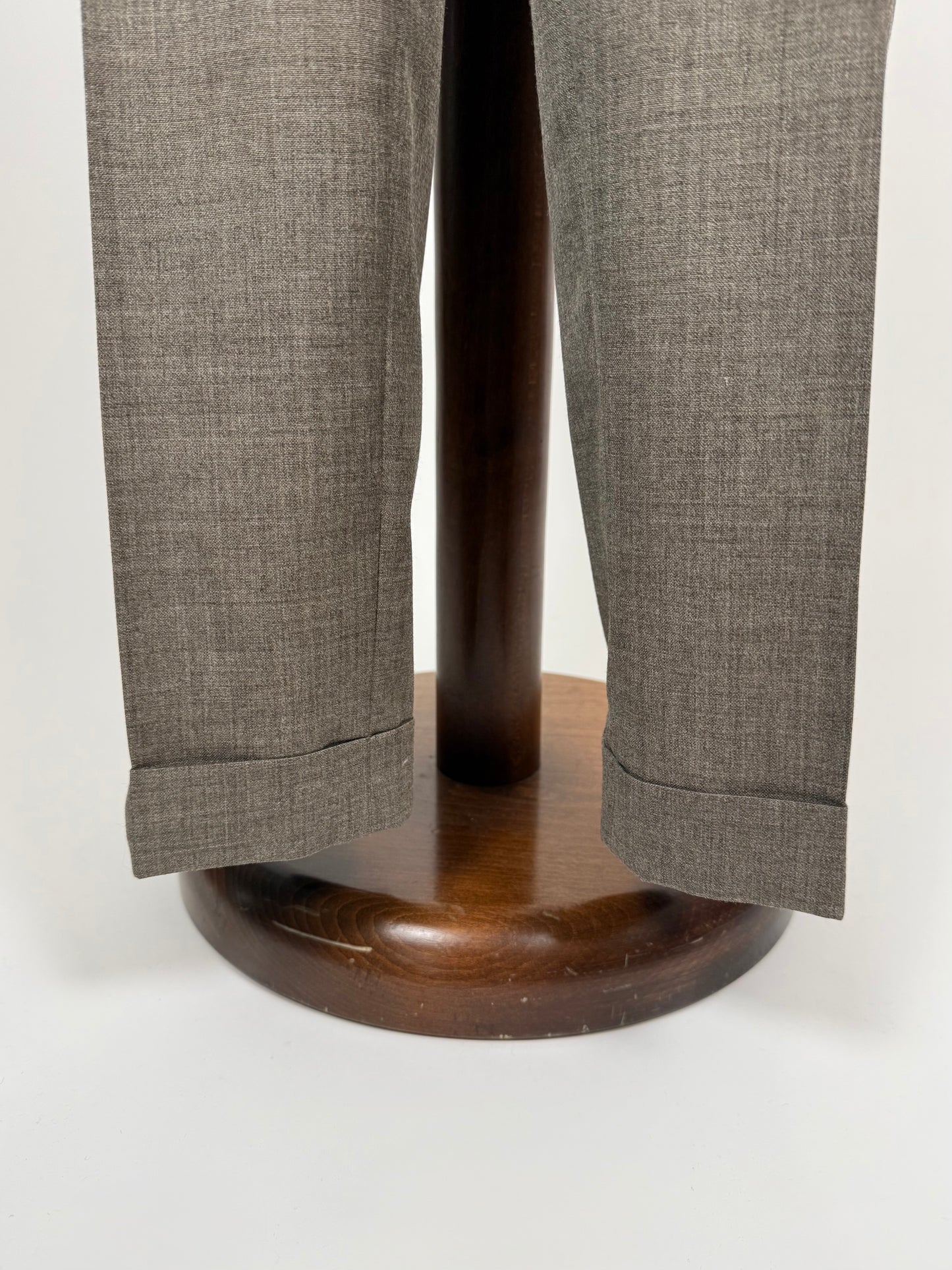 Pantaloni fresco lana marrone tabacco (NOS) - tg. 46