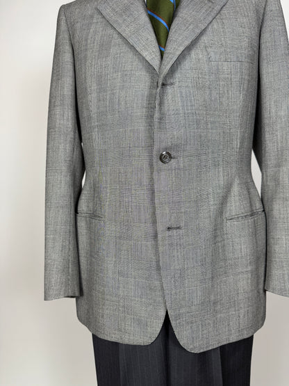 Giacca sartoriale anni ‘50/‘60 principe di Galles - tg. 48/50