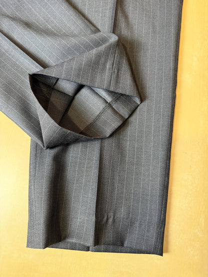 Completo Yves Saint Laurent anni ‘90 grigio gessato - tg. 54/56