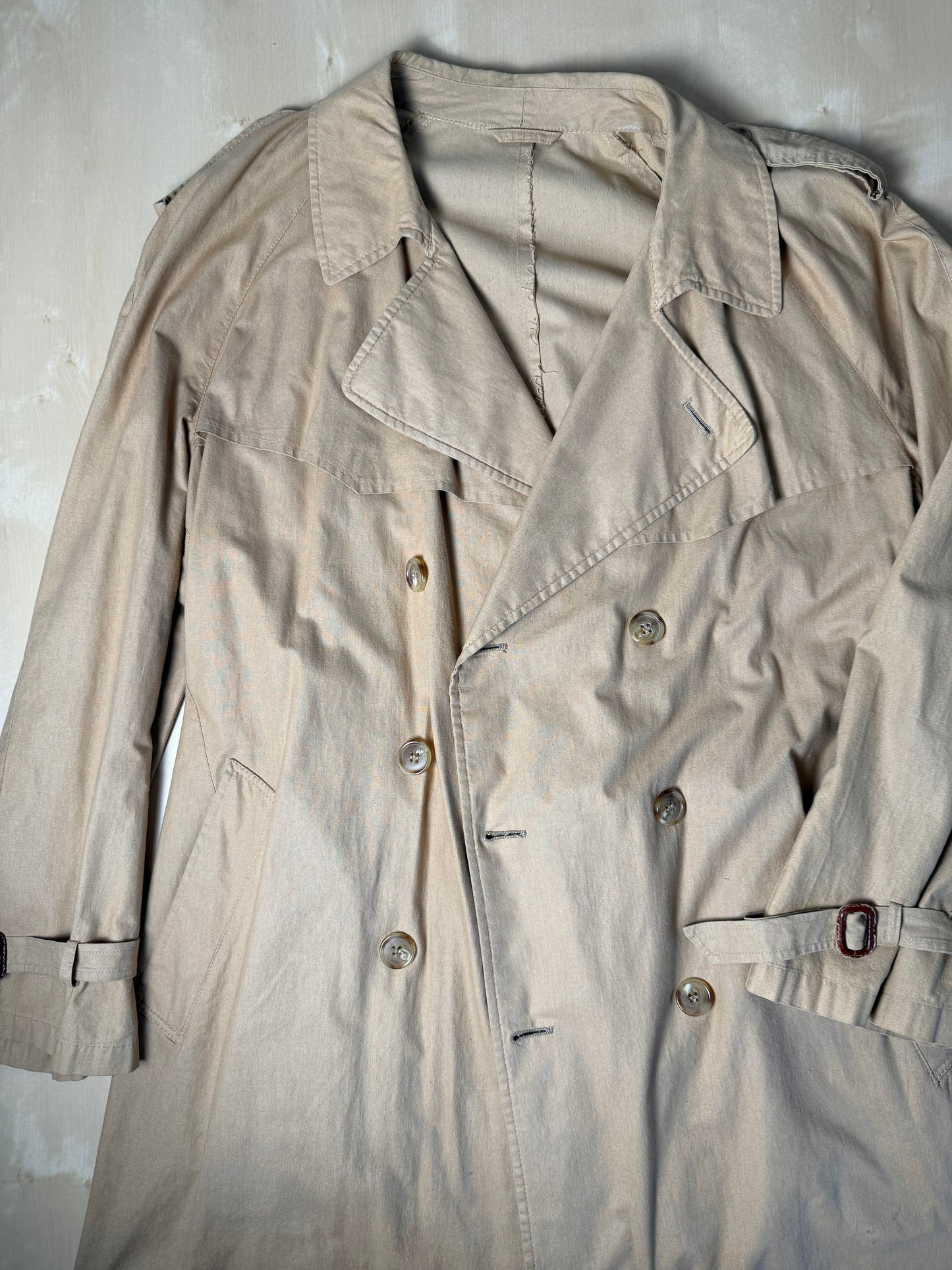 Trench anni ‘70 doppiopetto - tg. 50-52
