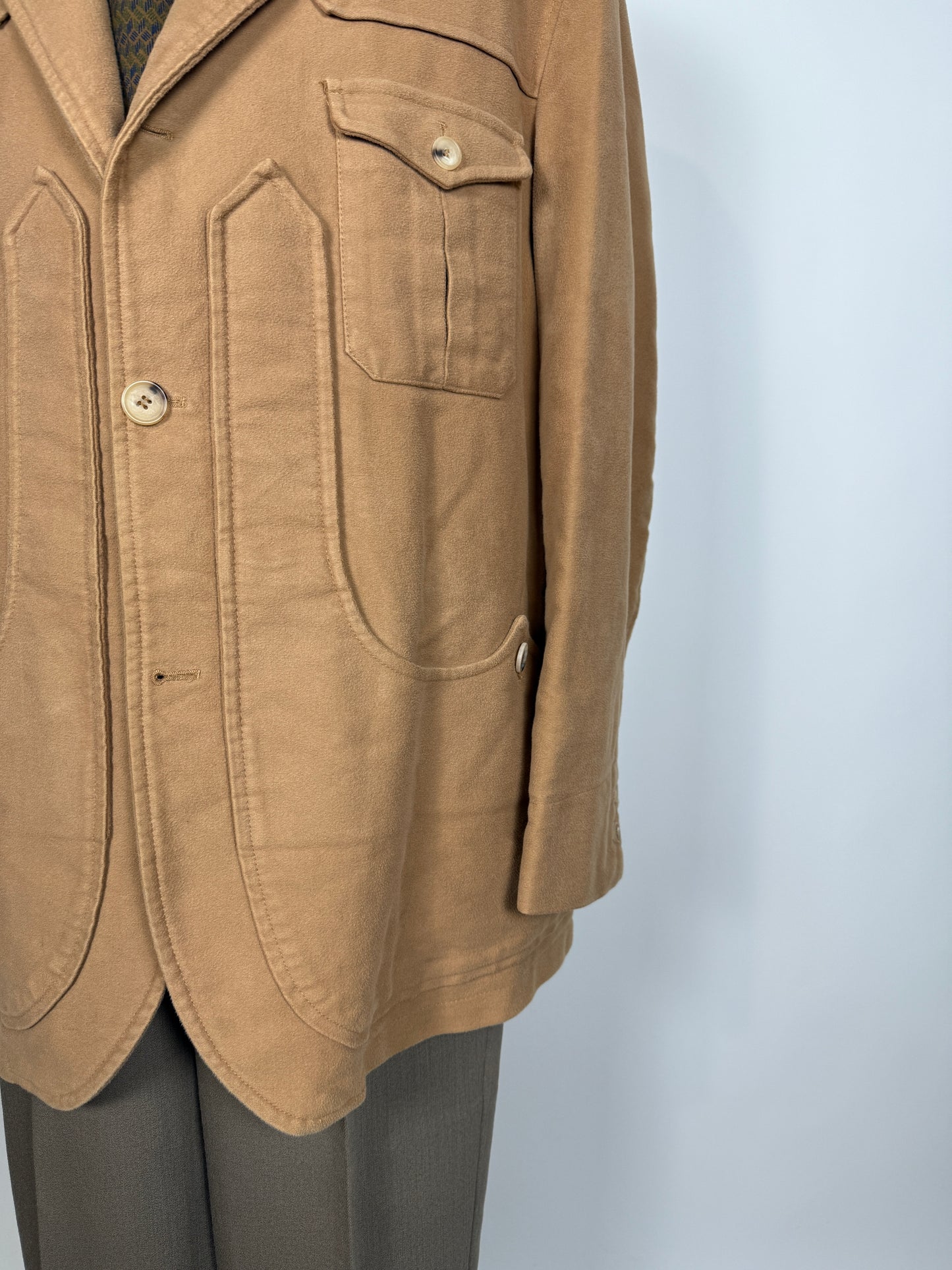 Giacca maremmana Capalbio in fustagno senape - tg. 56