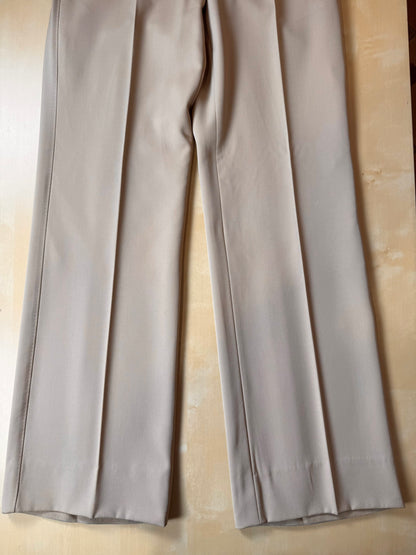 Completo anni ‘70 twill pettinato beige - tg. 46/48