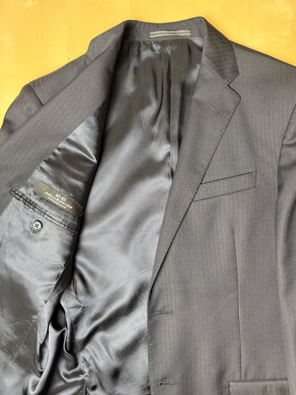 Giacca + panciotto Corneliani lana pettinata blu - tg. 50