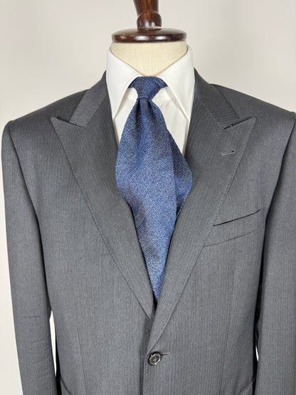 Giacca Valentino lana pettinata grigio spigato - tg. 52