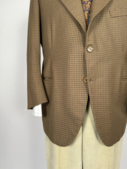 Giacca sartoriale anni ‘50 check - tg. 52 corta