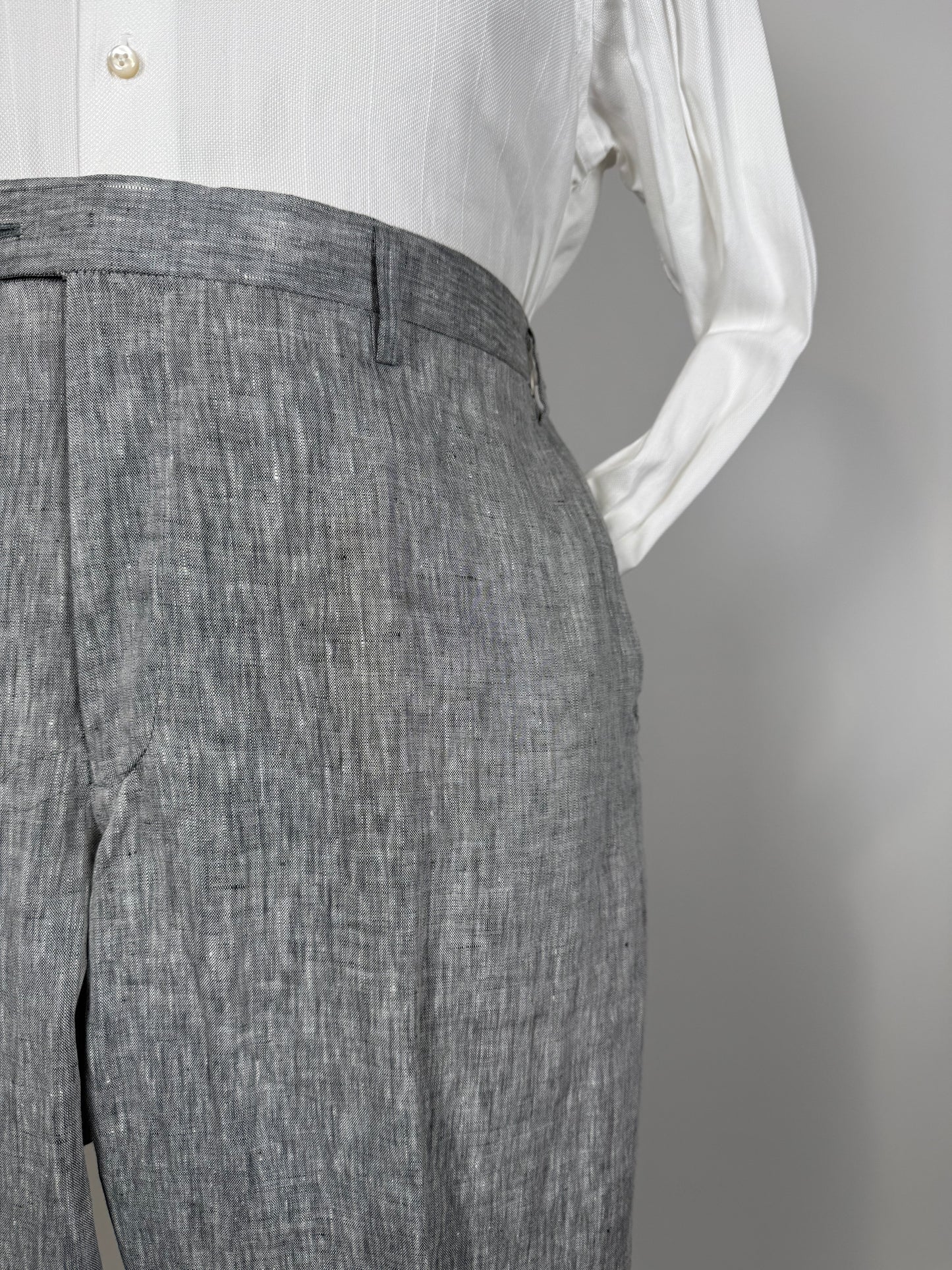 Completo in lino grigio chiaro (nuovo) - tg. 54/56