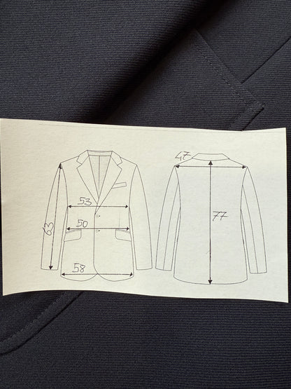 Giacca cavalry twill blu anni ‘60/‘70 - tg. 48