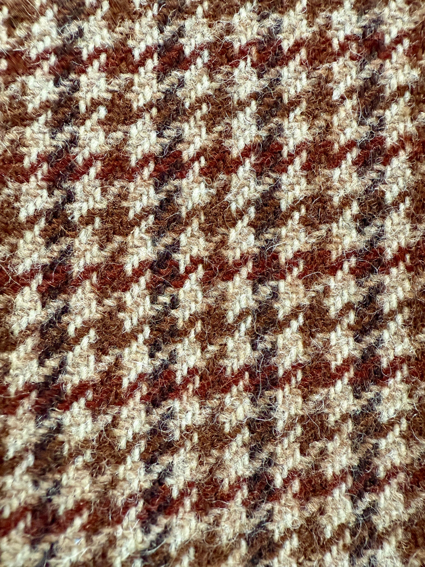 Cappotto anni ‘70 tweed pied-de-poule - tg. 44-46