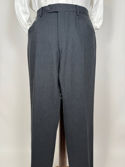 Completo Missoni anni ‘90 in flanella grigio antracite - tg. 48/50