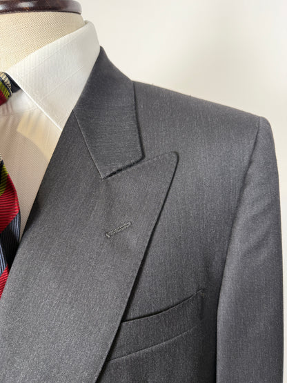 Giacca doppiopetto anni ‘80 flanella Tasmania Loro Piana - tg. 48/50