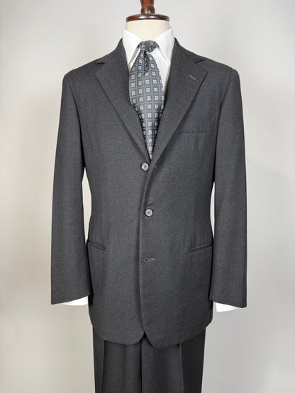Completo anni ‘50/‘60 flanella antracite - tg. 46