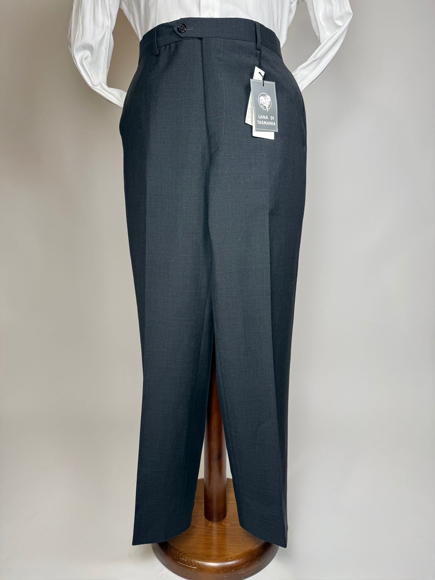 Pantaloni fresco lana grigio antracite (nuovi) - tg. 56