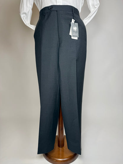 Pantaloni fresco lana grigio antracite (nuovi) - tg. 56