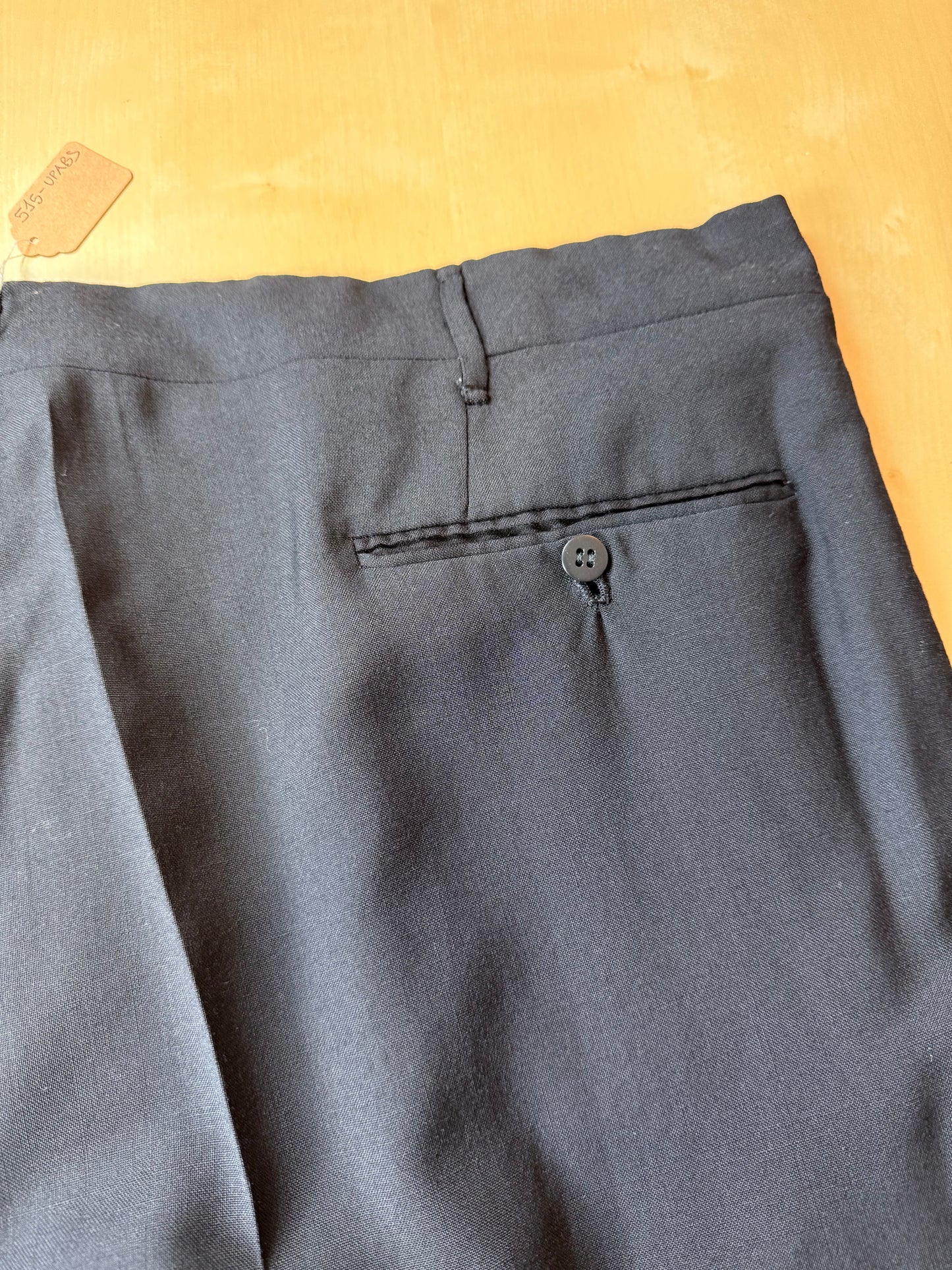 Pantaloni sartoriali fresco lana blu notte - tg. 56/58