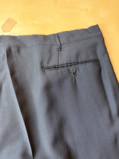 Pantaloni sartoriali fresco lana blu notte - tg. 56/58
