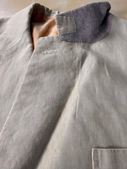 Completo sartoriale A. Graneri lino beige - tg. 60/62