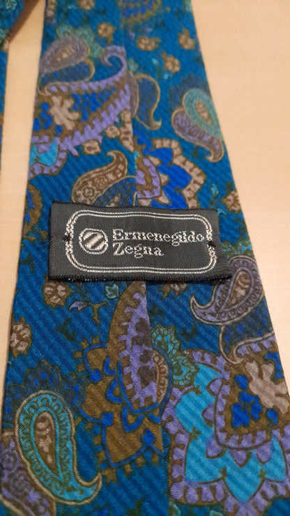 Cravatta paisley Ermenegildo Zegna vintage