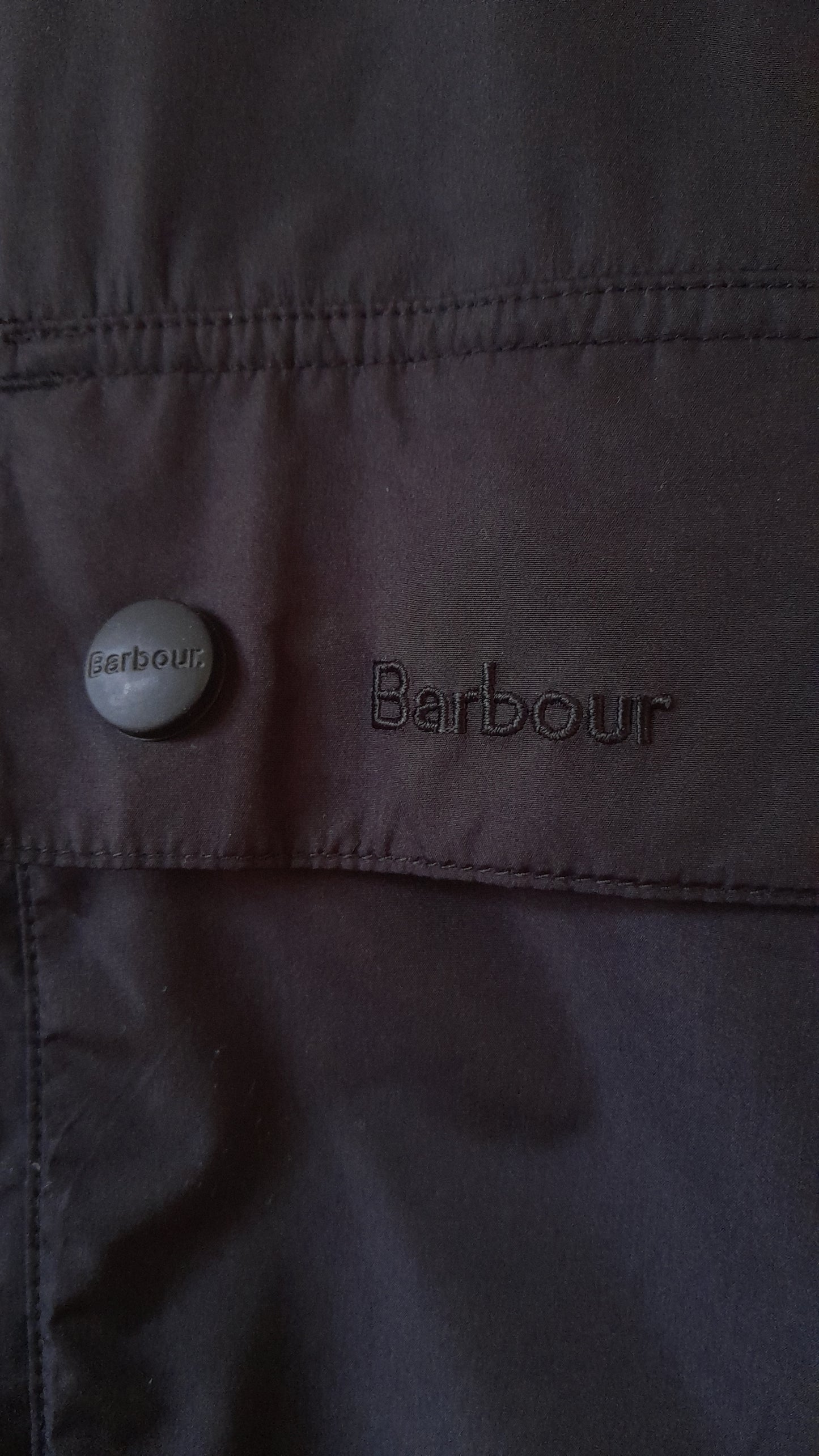 Barbour Featherweight flyer nero impermeabile - XXL