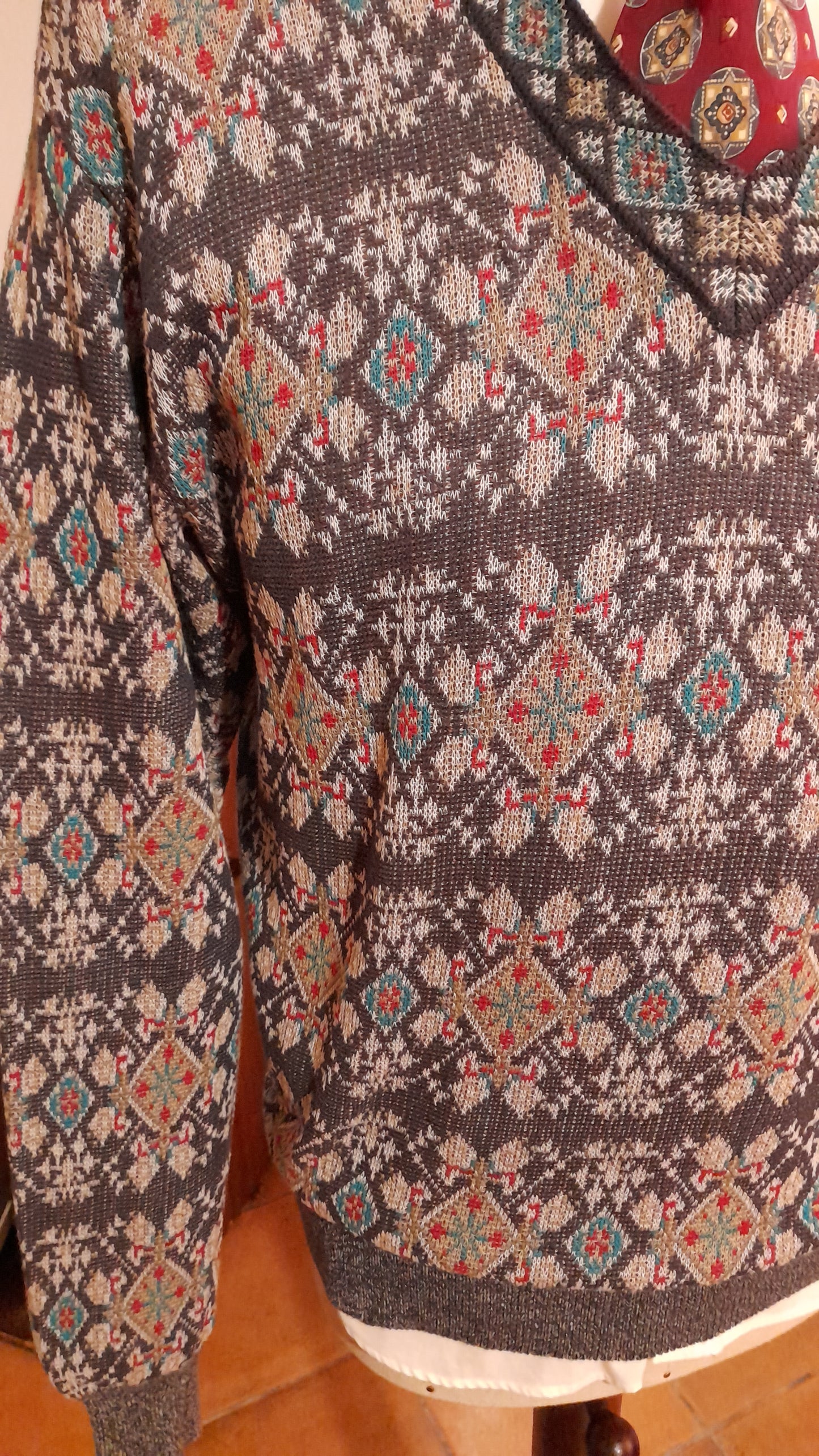 Pullover Missoni vintage fantasia fiocchi