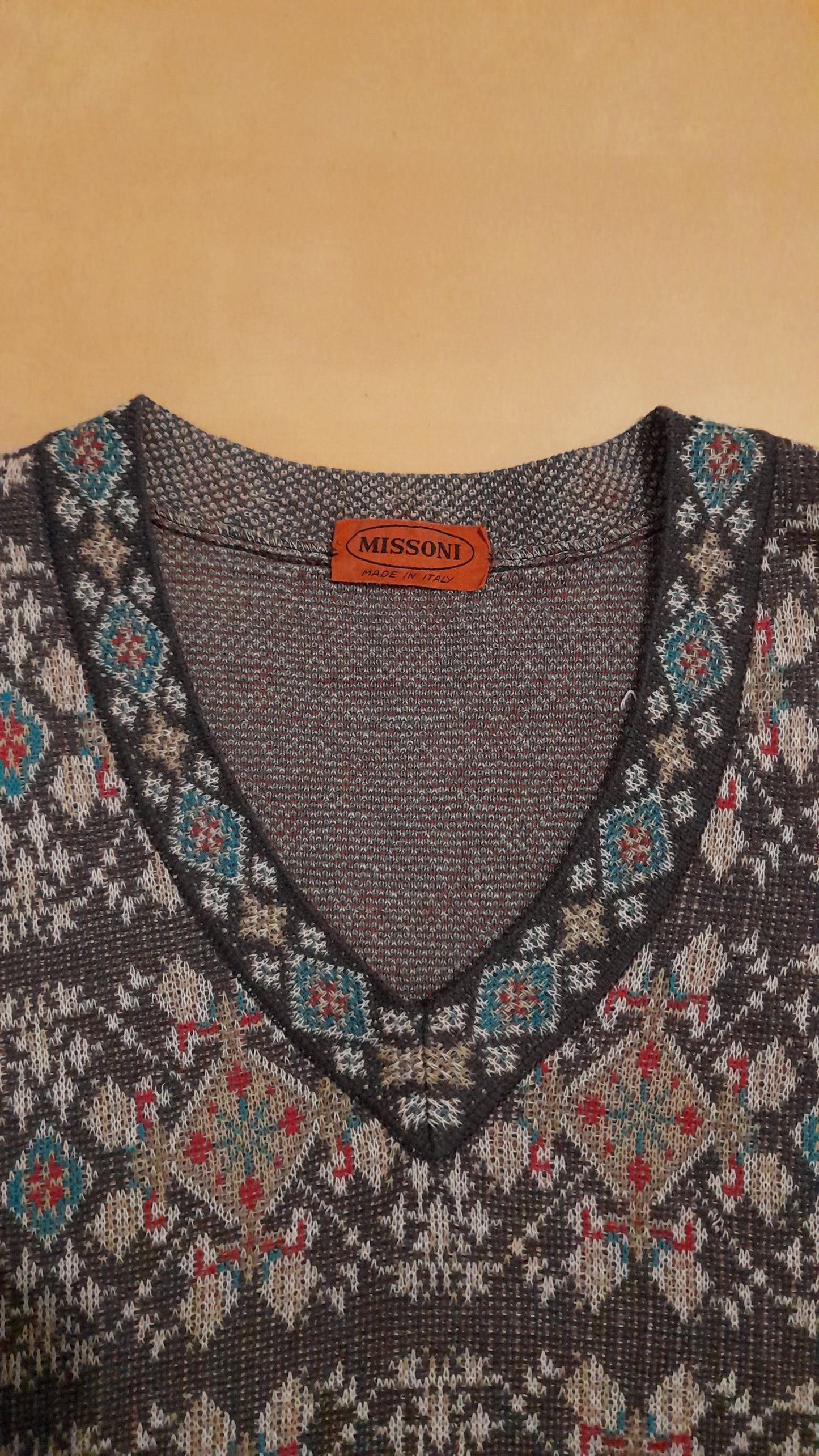 Pullover Missoni vintage fantasia fiocchi