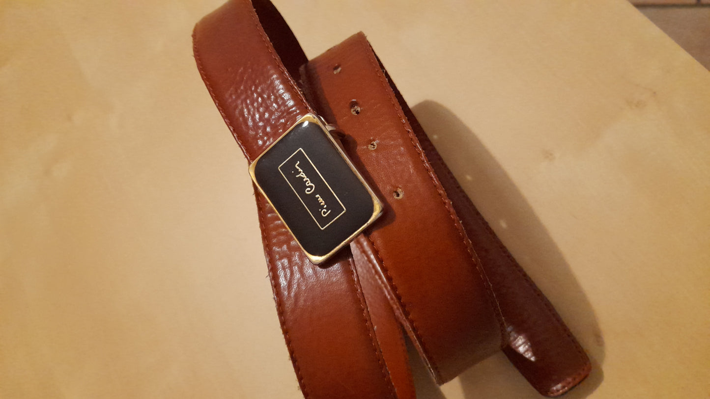 Cintura Pierre Cardin vintage in pelle