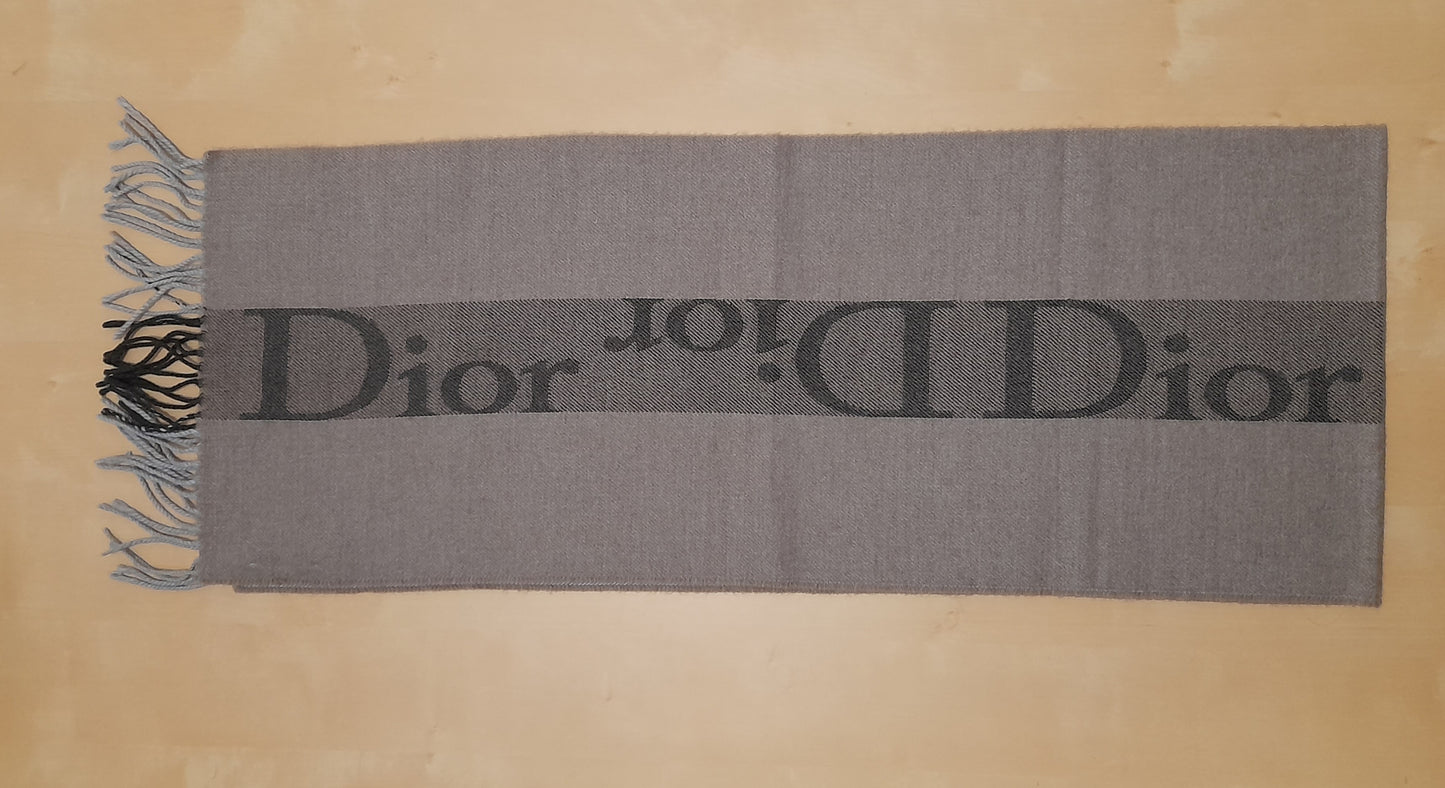 Sciarpa Christian Dior con firma