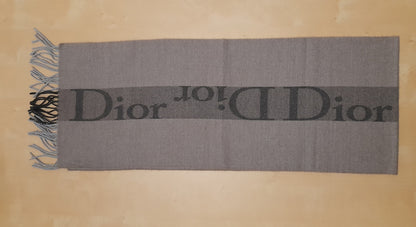 Sciarpa Christian Dior con firma