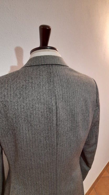 Giacca anni '70 inglese in tweed spigato