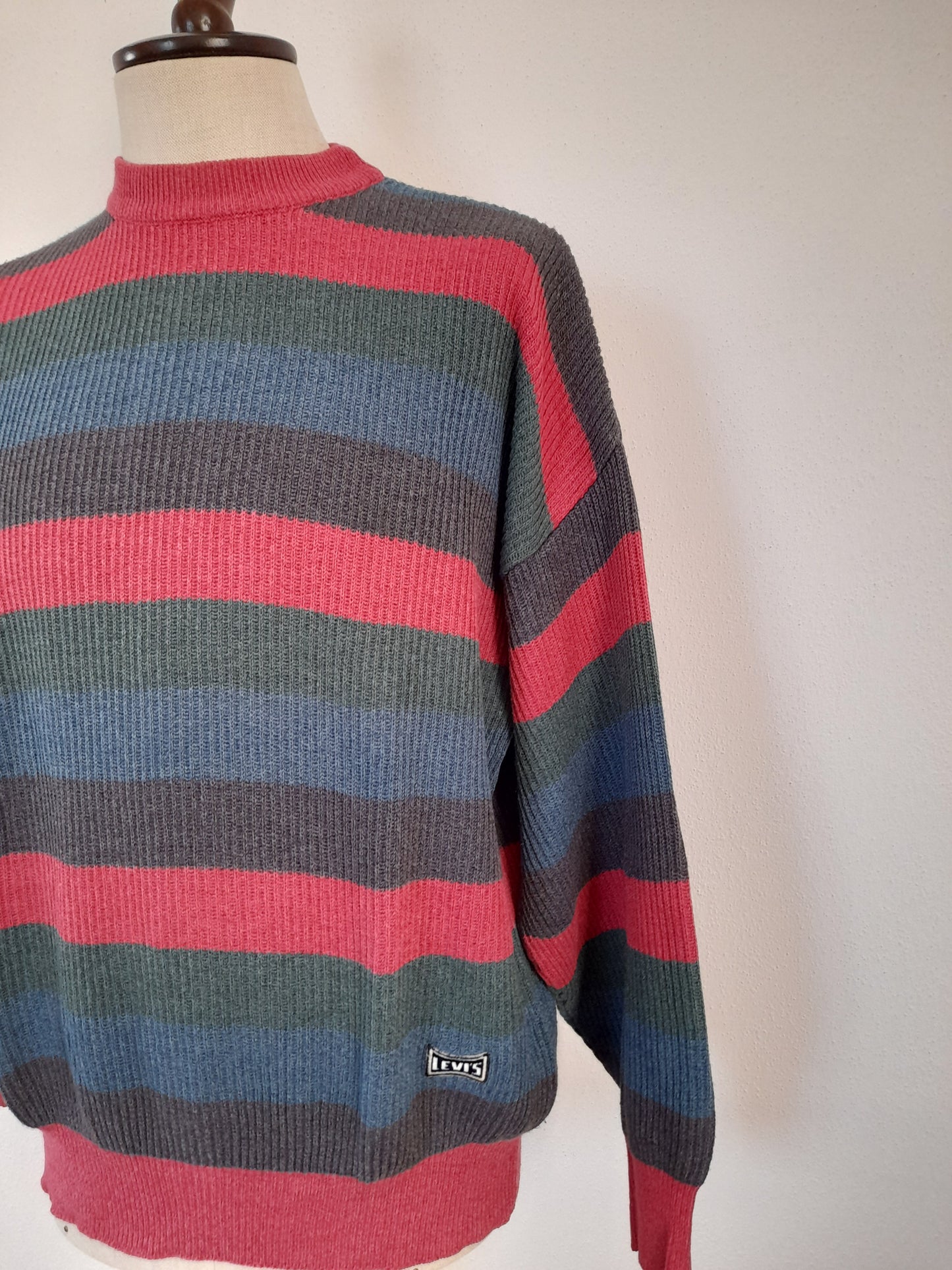 Pullover Levi's anni '90 a righe