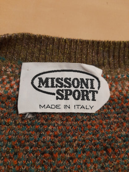 Pullover Missoni Sport vintage misto lana tg. XL