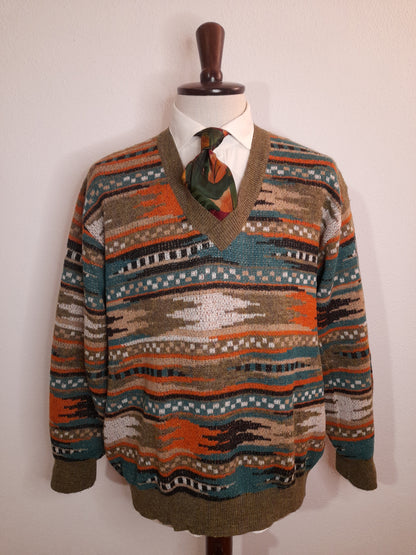 Pullover Missoni Sport vintage misto lana tg. XL