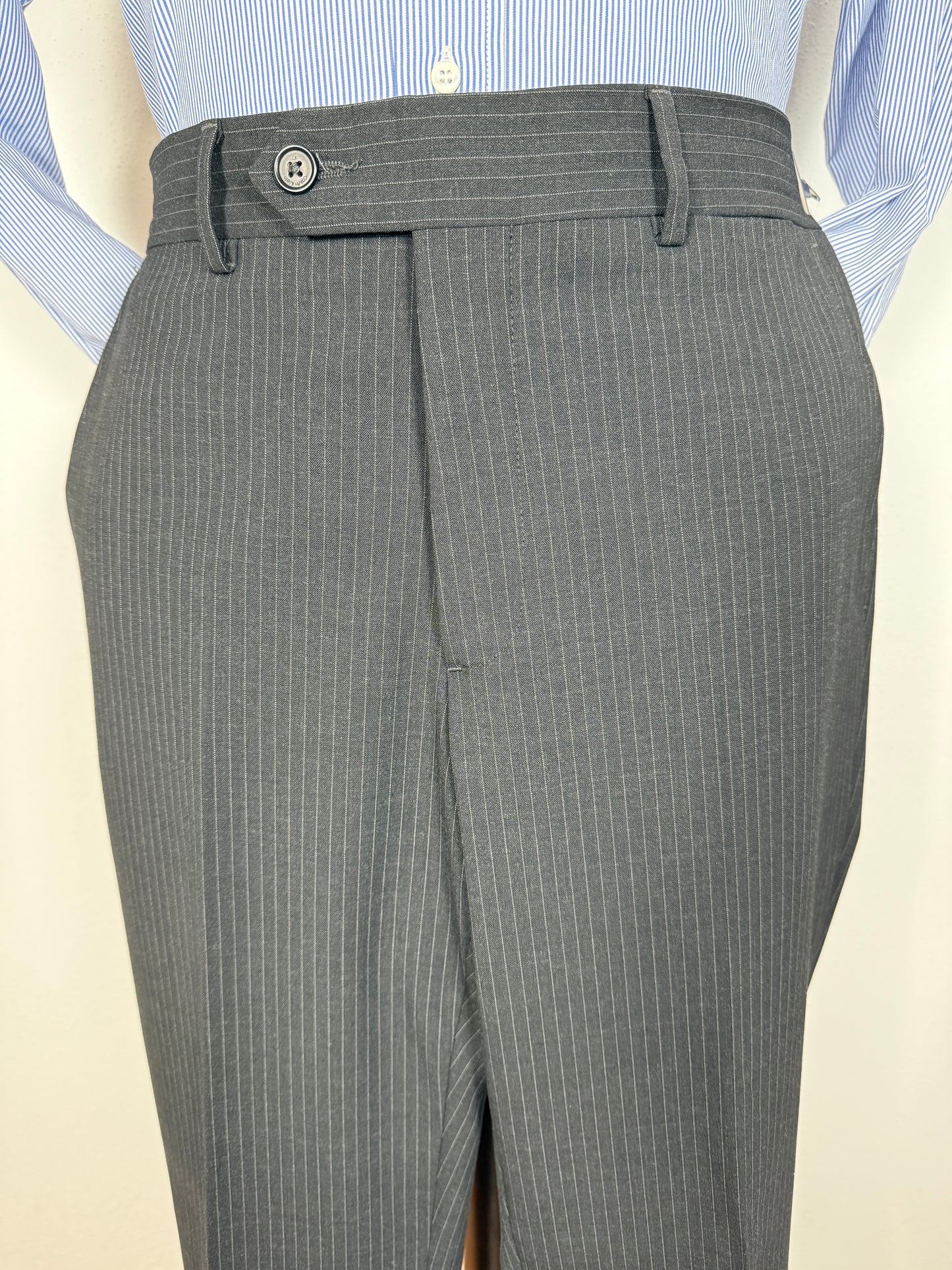 Completo Calvin Klein antracite gessato - tg. 48/50