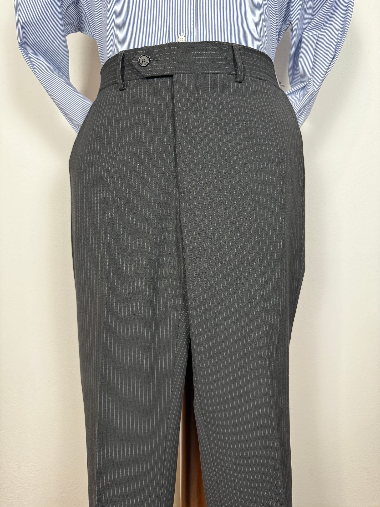 Completo Calvin Klein antracite gessato - tg. 48/50