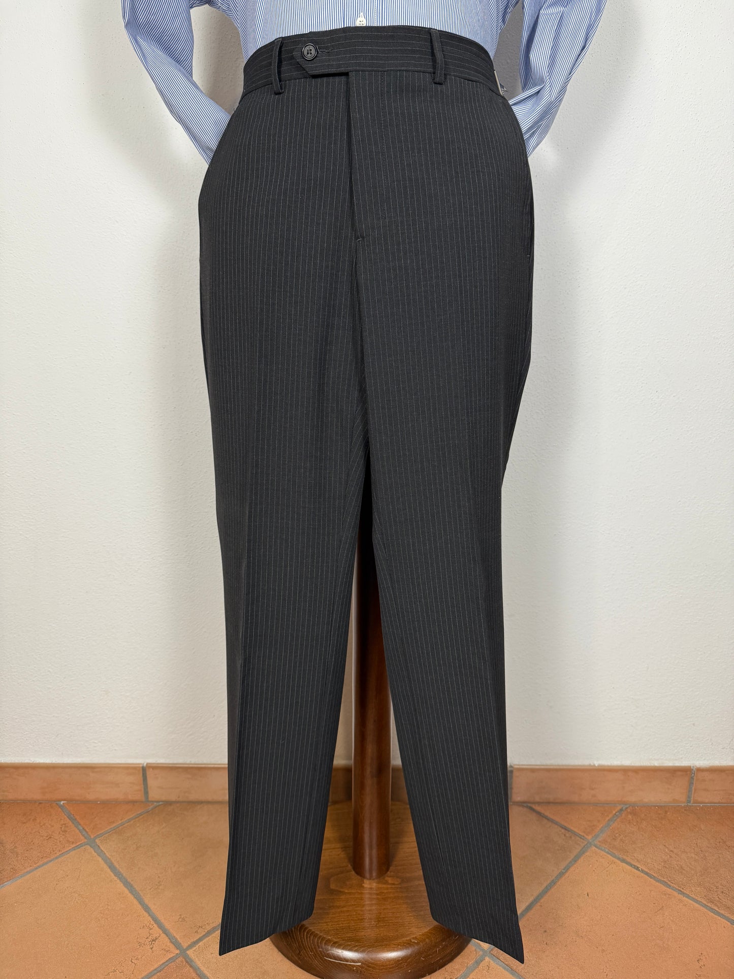 Completo Calvin Klein antracite gessato - tg. 48/50