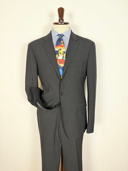 Completo Calvin Klein antracite gessato - tg. 48/50