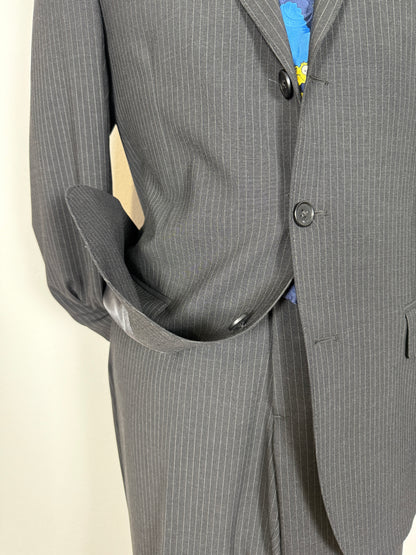 Completo Calvin Klein antracite gessato - tg. 48/50