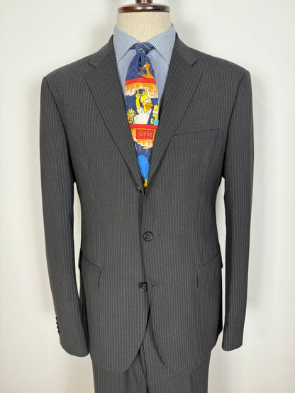 Completo Calvin Klein antracite gessato - tg. 48/50