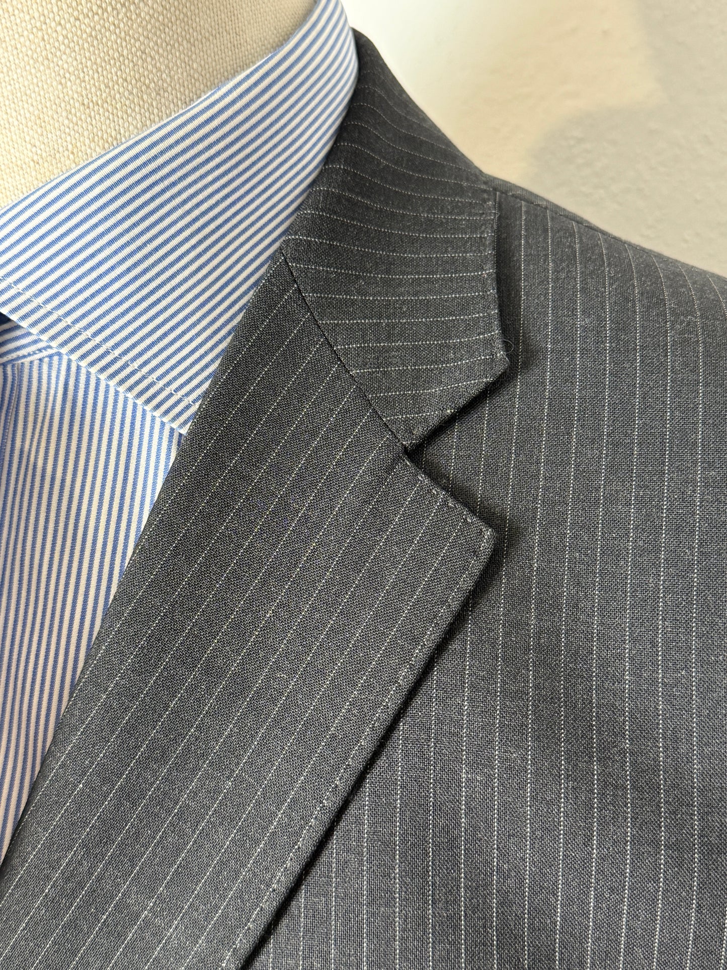 Completo Calvin Klein antracite gessato - tg. 48/50