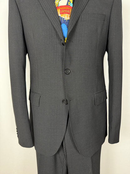 Completo Calvin Klein antracite gessato - tg. 48/50